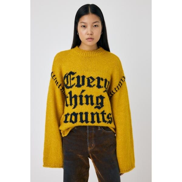 KNITTED WORDS セーター | マウジー(MOUSSY) | マルイウェブチャネル