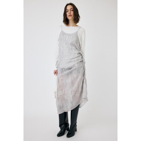 FRILLパネルキャミドレス/M SHEER FRILL キャミドレス | マウジー(MOUSSY) | マルイウェブ