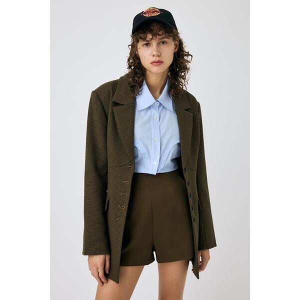 BIG COLLAR TWEED ジャケット | マウジー(MOUSSY) | マルイ
