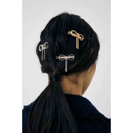 [^ԁF010HA756-7661]yMULTI CHAIN BOW HAIR CLIPS ^ }``F[{EwANbvz|Cg3ނ̃`F[gp{wANbvBfBe[悢ANZgɂȂTCYŁAƂMtgɂ҂ȃACeBX^COIP[WV[ł̓wAZbĝɁȂ̃V[ł̓obOmɃ|CgŎgp̂߂łB