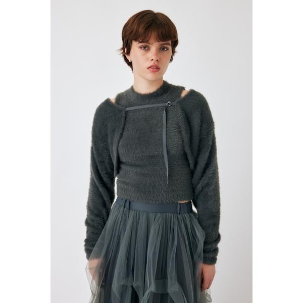 SHAGGY KNIT ボレロ & タンク | マウジー(MOUSSY) | マルイ