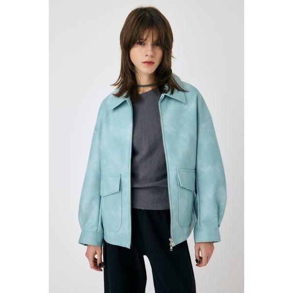 FAUX LEATHER OVER ジャケット | マウジー(MOUSSY) | マルイ FAUX LEATHER OVER ジャケット | マウジー(MOUSSY) | マルイ