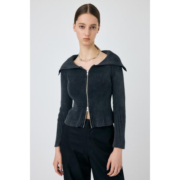 MOUSSY マウジー RIBBON FANCY ニットトップス リボンニット MOUSSY（マウジー）の「RIBBON FANCY KNIT トップス（ニット