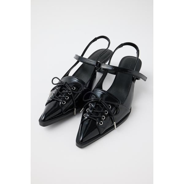 LACE UP SLING BACK ミュール MOUSSY | LACE UP SLING BACK ミュール (サンダル ) |SHEL'TTER