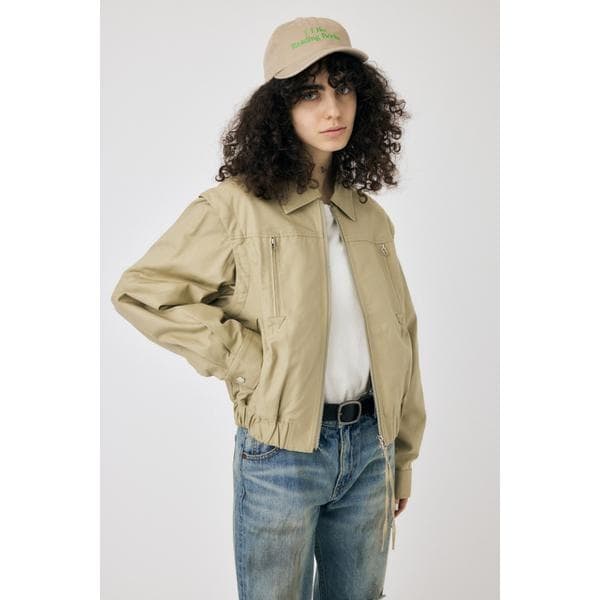 SHIPS any:〈手洗い可能〉パッチワーク レース ジャケット シャツ