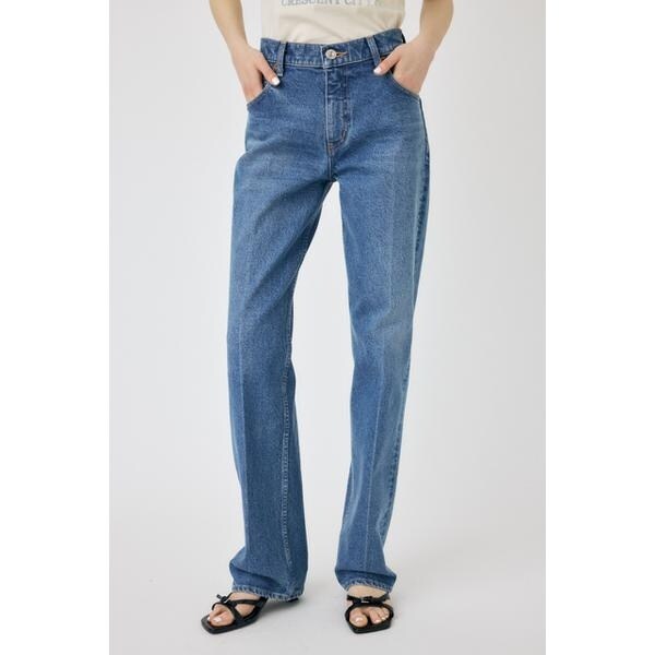 moussy MVS CENTER PRESS ストレートデニム MVS CENTER PRESS ストレートデニム | マウジー(MOUSSY