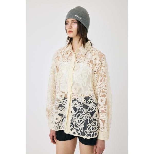 ペイズリープリントバンドカラーシャツ | ラシュッド(LASUD) | マルイ