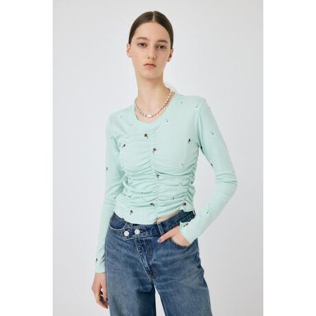 [^ԁF010ISL80-7401]yFLORAL RANDOM GATHER LS TSJ ^ t[_MU[OX[usVcztg̃_MU[̒gbvXBN炵Abvf[gcbƂnɁAIWiō쐬ԕ̎hJ{܂Bfj͂AX|[eB[ȃACeJ[SpcȂǂƍ킹̂IXXBFȂ򊴁FȂLkF聡nFȂ