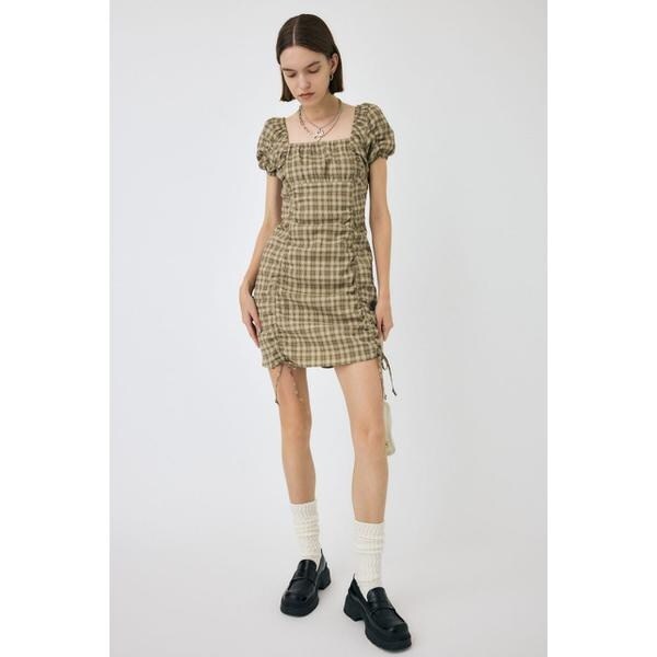 MOUSSY GATHER RIBBON MINI ドレス GATHER RIBBON MINI ドレス（ワンピース）｜MOUSSY（マウジー