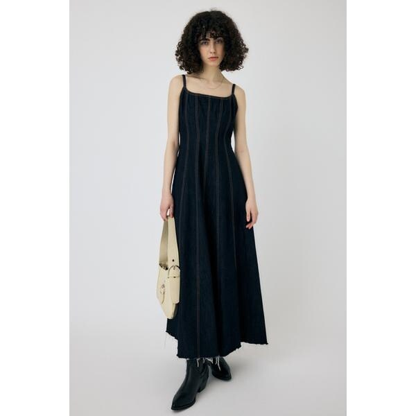 moussy TUCK WAIST DENIM ミニドレス MOUSSY | WAIST TUCK ミニドレス (ワンピース(ミニ・ミディアム