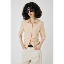 STRIPE BACK LACE UP シャツ