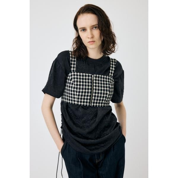 [}C]COMPACT TWEED rX`F/}EW[iMOUSSYj BLK