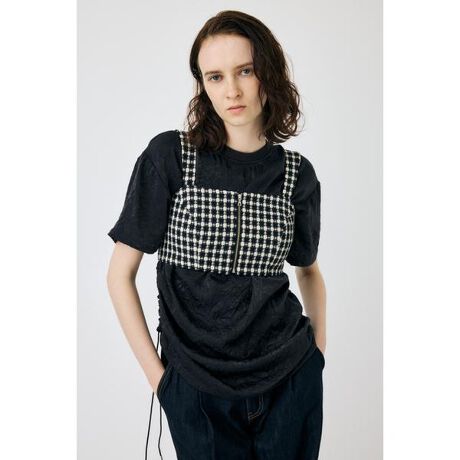 [^ԁF010HSA30-1901]yCOMPACT TWEED BUSTIERzJbƂfނ̃cC[hrX`FłBVvɂȂ肪ȉẴR[fBl[g1ŃR[fBl[gɍʂ𑫂Ă܂BtgWbvŒE₷Ƃ|CgBwɂ̓SĂ̂ŊyɂyނƂł܂B{i͐ߎgpDŕEzF\nłBnAԎ̎gpĂ܂̂ŁA|ɂӂBFȂ򊴁FȂLkFȂnF