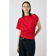 ONE SHOULDER シアー TEE