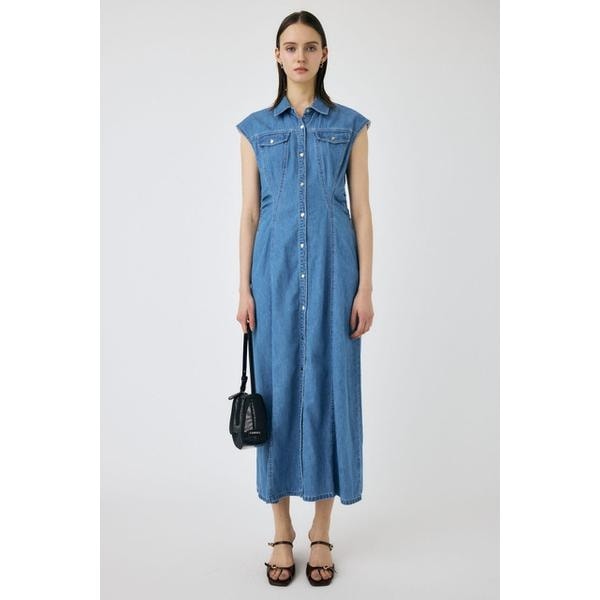 CAP SLEEVE デニムドレス | マウジー(MOUSSY) | マルイウェブ