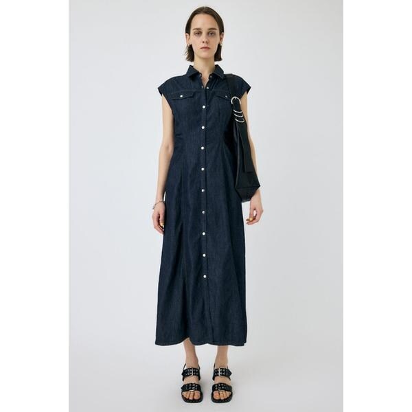CAP SLEEVE デニムドレス | マウジー(MOUSSY) | マルイウェブ
