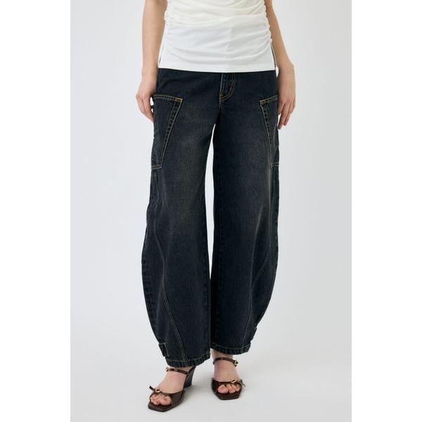 NARROWED HEM コクーンストレート MOUSSY | NARROWED HEM コクーンストレート (ワイド ) |SHEL'TTER WEBSTORE