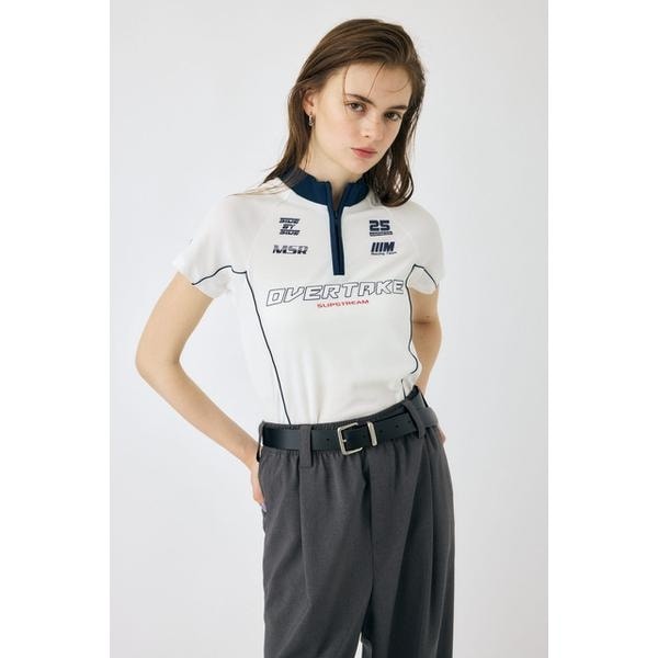 HALF ZIP レーシング TEE