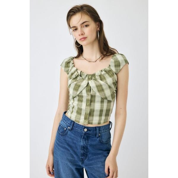 MOUSSY LAYERED GATHERED CHECK ブラウス LAYERED GATHERED CHECK ブラウス | マウジー(MOUSSY) | マルイウェブ