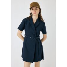 BLAZER PLEATS ミニドレス