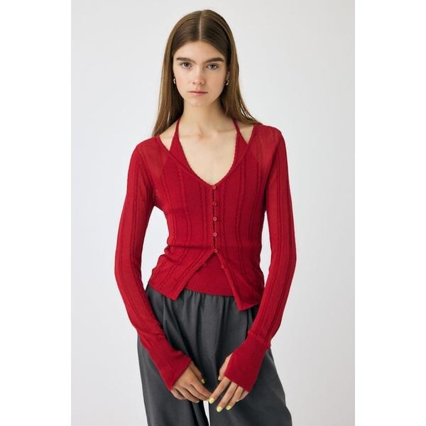 moussy - moussy WAIST TUCK カーディガン MOUSSY（マウジー）の「WAIST TUCK カーディガン（カーディガン