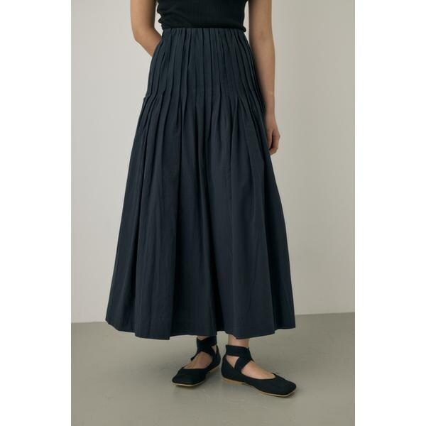 【新品タグ付】M_ マウジー（MOUSSY）タックミニスカート BLK 2 新品タグ付】M_ マウジー（MOUSSY）タックミニスカート BLK 2