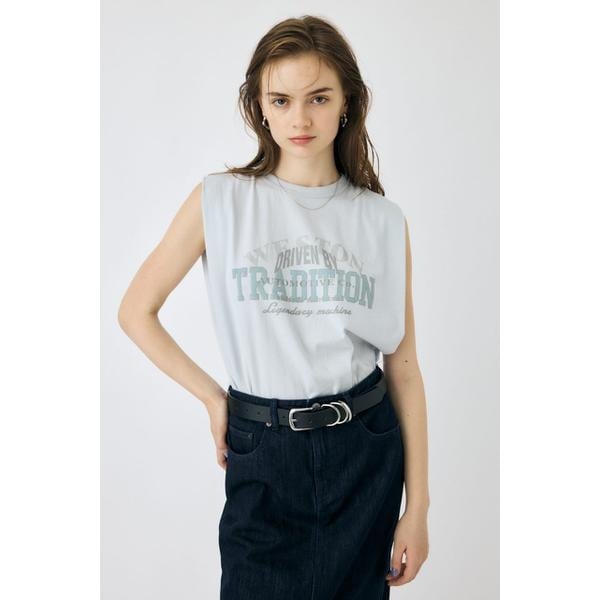 手洗い可能〉オーガニック コットン レース ノースリーブ プルオーバー