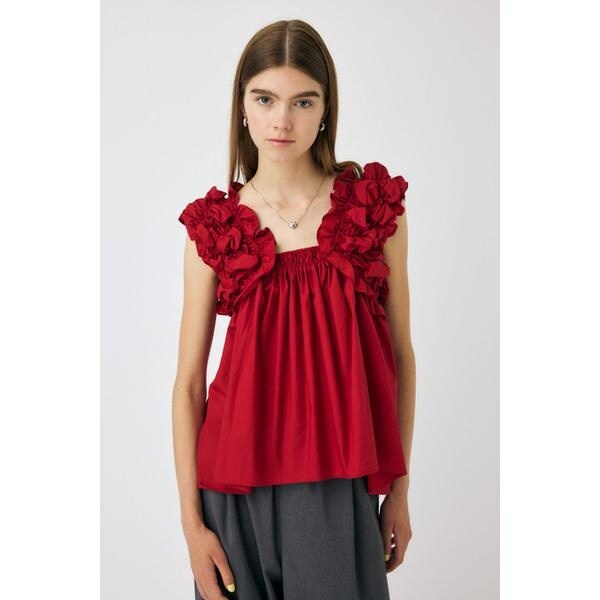 SHOULDER FRILLS トップス | マウジー(MOUSSY) | マルイウェブチャネル