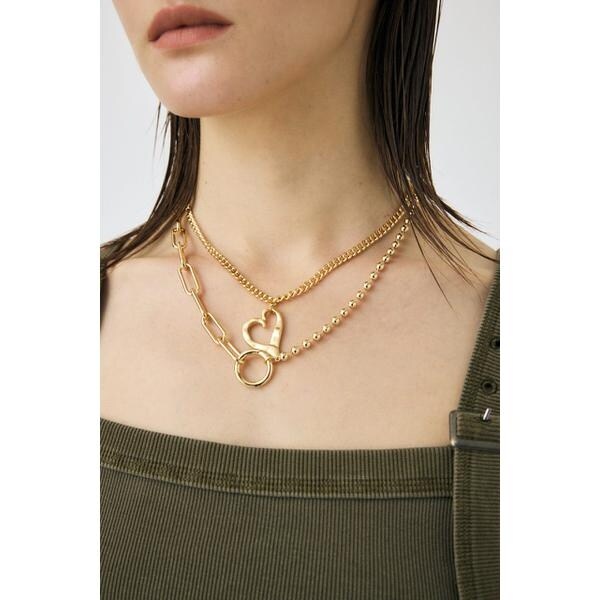 ASYMMETRY CHAIN ネックレス | マウジー(MOUSSY) | マルイウェブ