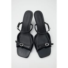 DOUBLE BELTED WEDGE サンダル