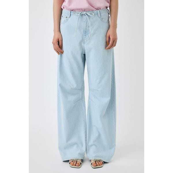 EASY WAIST LIGHT ストレートデニム