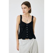 BUTTON UP SMOCKING キャミ