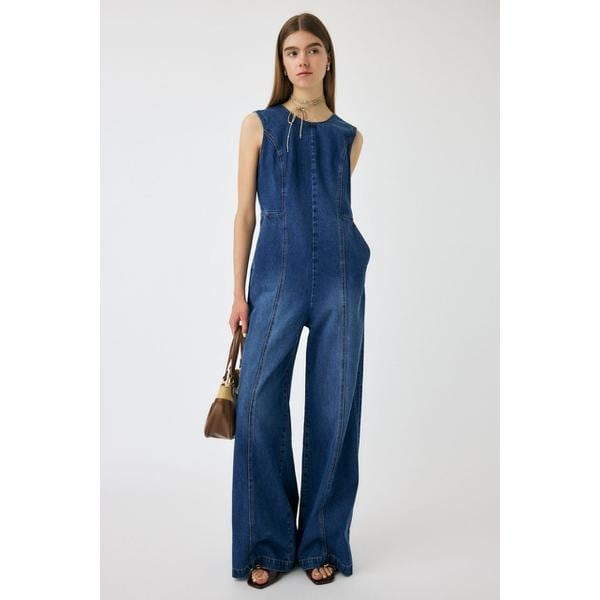 MOUSSY　GATHERED V NECK LIGHT オールインワン MOUSSY | GATHERED V NECK LIGHT オールインワン
