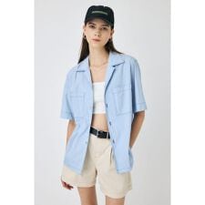 OPEN COLLAR シャツ