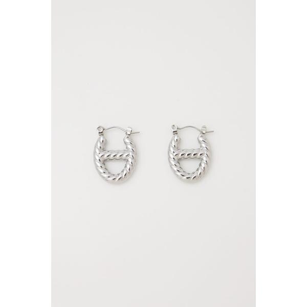 [}C]OVAL ROPE HOOP CO/}EW[iMOUSSYj SLV