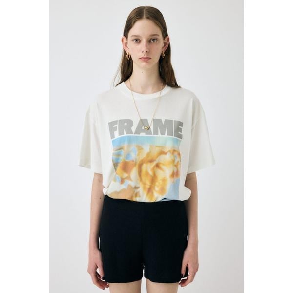 [}C]FRAME OF A FILM TEE/}EW[iMOUSSYj O/WHT1