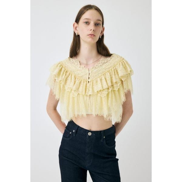 新品タグ有りマウジーシャーリングラッフルトップス SHIRRING RUFFLE PEPLUM トップス | マウジー(MOUSSY) | マルイ