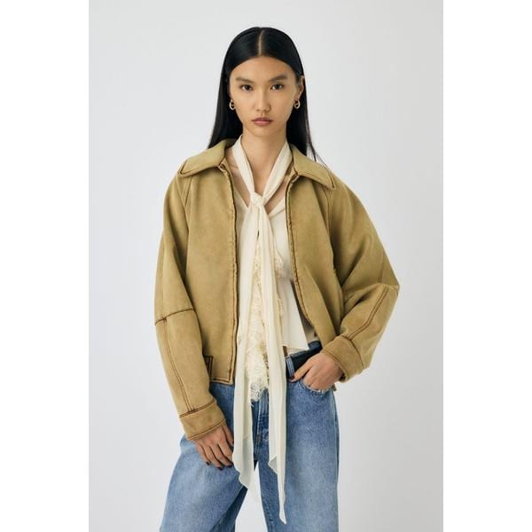 F/SUEDE GATHER ブルゾン | マウジー(MOUSSY) | マルイウェブチャネル