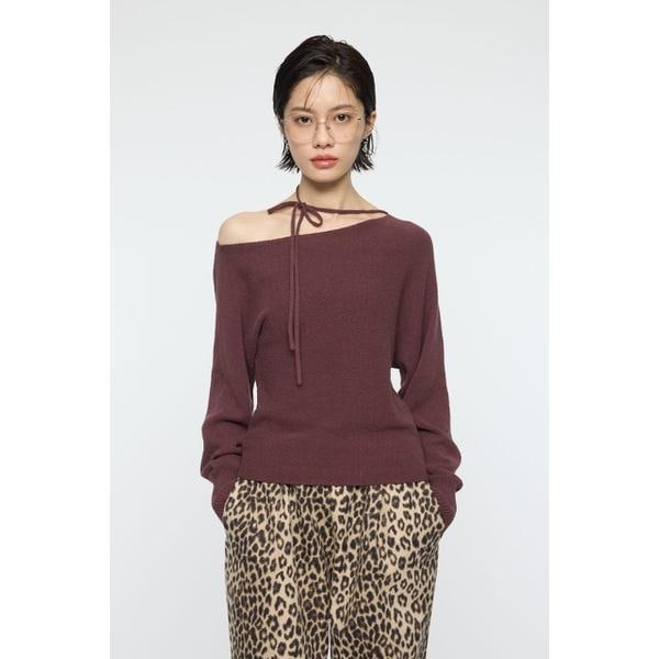 DOUBLE SHOULDER V/N セーター | マウジー(MOUSSY) | マルイウェブチャネル