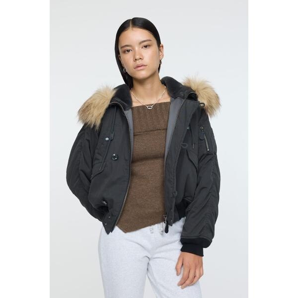 moussy マウジー　GLOSSY F/LEATHER ブルゾン MOUSSY | GLOSSY F/LEATHER ブルゾン (ブルゾン ) |SHEL'TTER