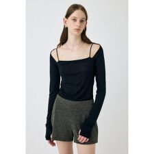 【WEB限定】SQUARE NECK GATHER トップス