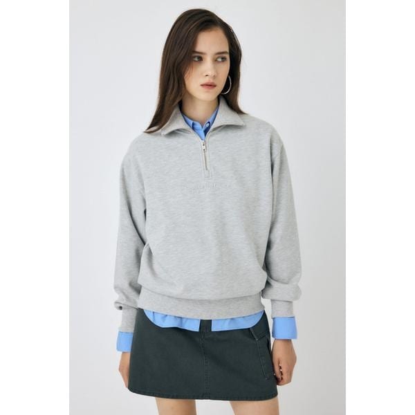 moussy完売PATCHED OVERSIZED ZIP パーカー マウジー MOUSSY PATCHED OVERSIZED ジップパーカー （IVOY3