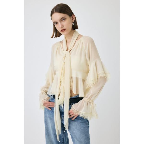 EYELET CAPSLEEVE ブラウス | マウジー(MOUSSY) | マルイウェブチャネル