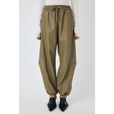 F/LEATHER JOGGER パンツ