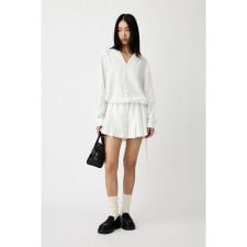 PLEATED SHIRT MINI ドレス