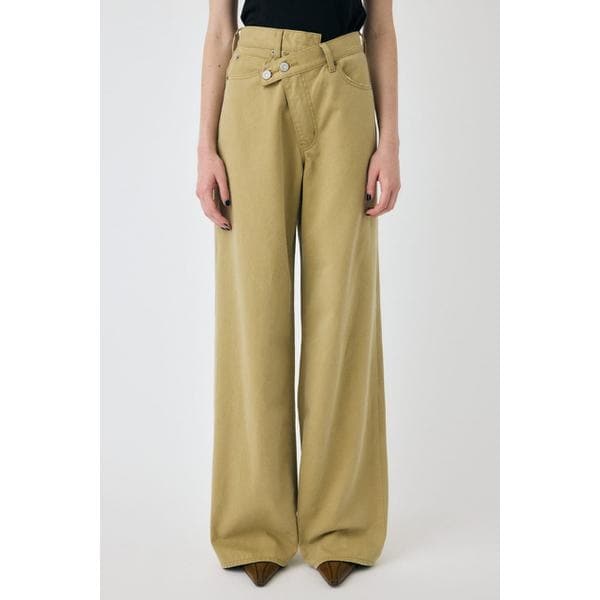 [}C]CROSS CHINO WIDE STRAIGHT/}EW[iMOUSSYj BEG