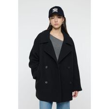 DOUBLE BREASTED MID コート