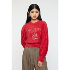 FLUFFY MOUSSY KNIT トップス