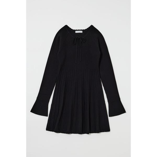 LAYERED KNIT ミニドレス | マウジー(MOUSSY) | マルイウェブチャネル