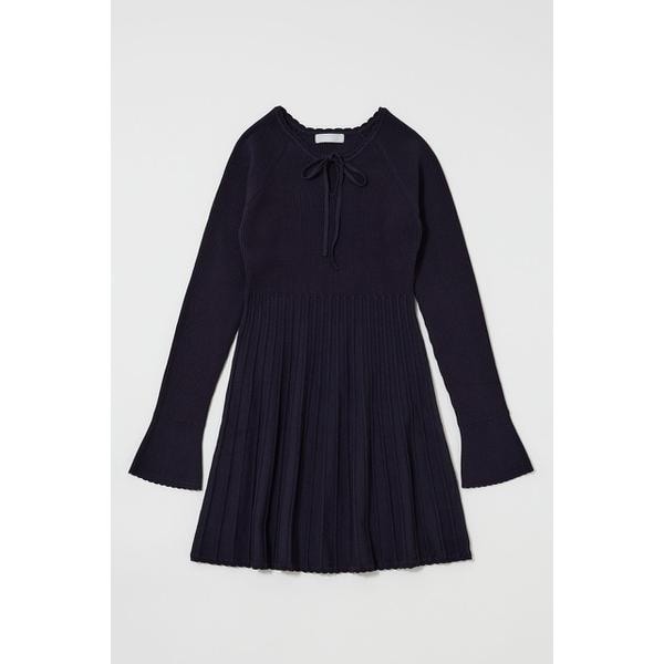 moussy LAYERED KNIT ミニドレス MOUSSY | LAYERED KNIT ミニドレス (ワンピース(ミニ・ミディアム